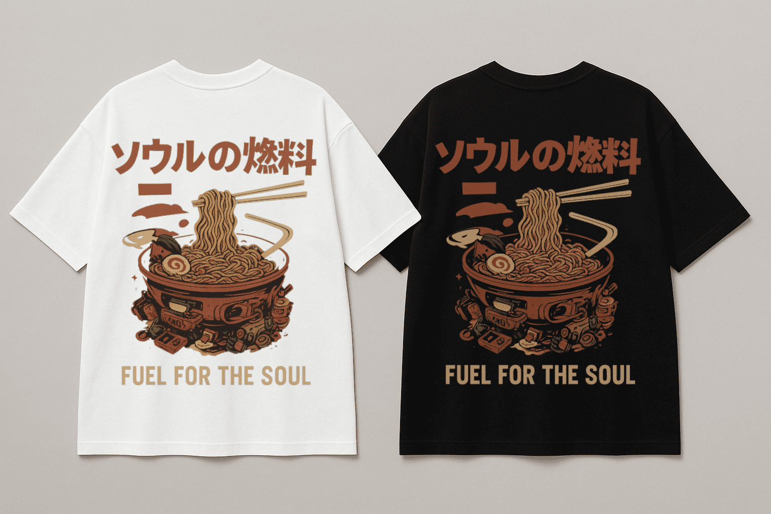 fuel for the soul ramen tee
