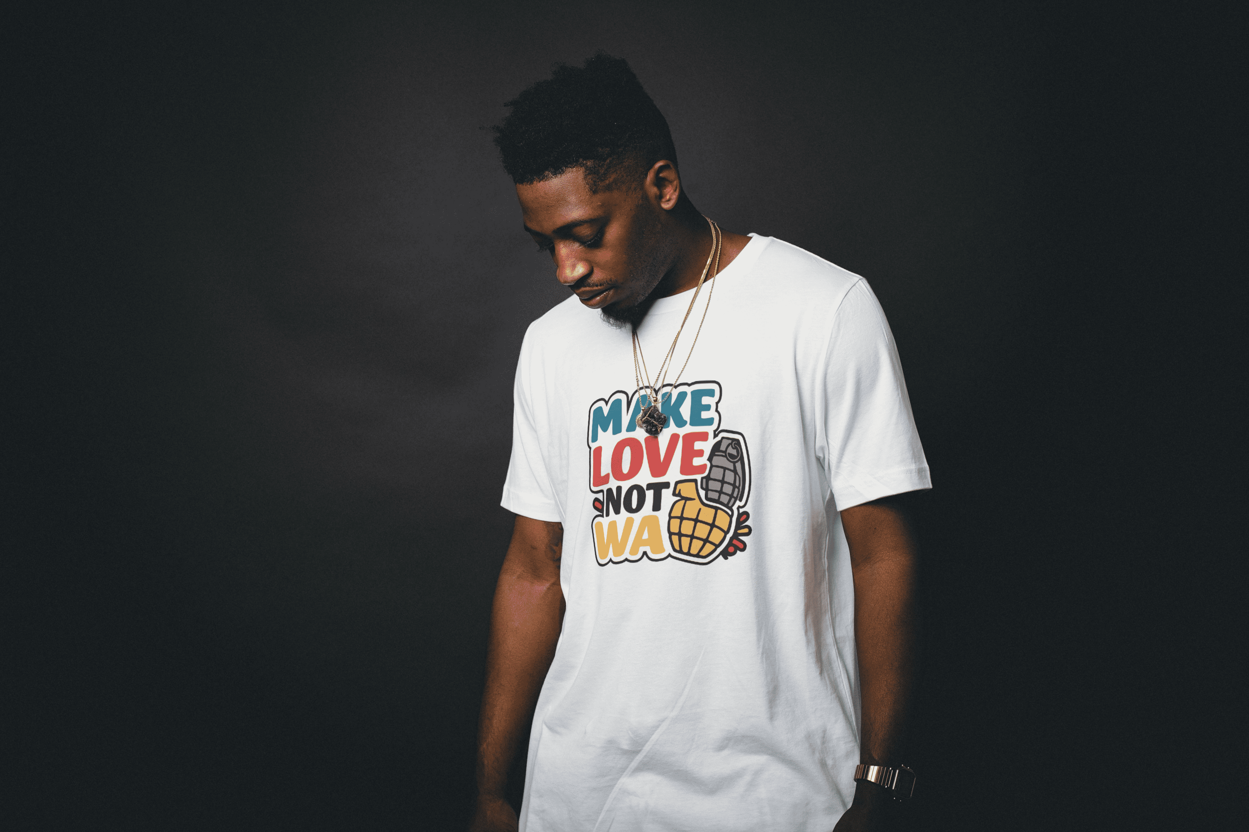 make love not war tee