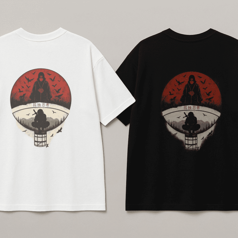 uchiha clan itachi crow t shirt